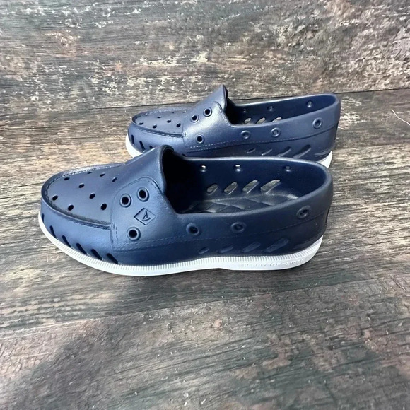 Sperry Men's Navy Slip-On Shoes Slides - Picture 1 of 8